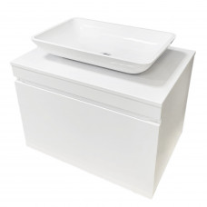 Тумба подвесная ADAMANT Astra W 70 с умывальником Lower White Тумба подвесная ADAMANT Astra W 70 с умывальником Lower White