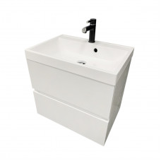 Тумба подвесная ADAMANT Streng 60 с умывальником Streng New 60 White Тумба подвесная ADAMANT Streng 60 с умывальником Streng New 60 White
