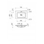 Умывальник Adamant Flat White 70 