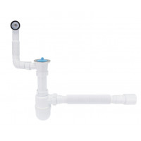 Сифон для умивальника з переливом RSA-02 Adamant