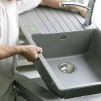 Поради щодо монтажу гранітних кухонних мийок ADAMANT